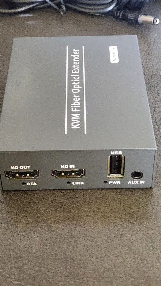 HDMI over Fiber Optic Extender, Fiber KVM USB2.0,Singlemode 20Km. Multimode 500m