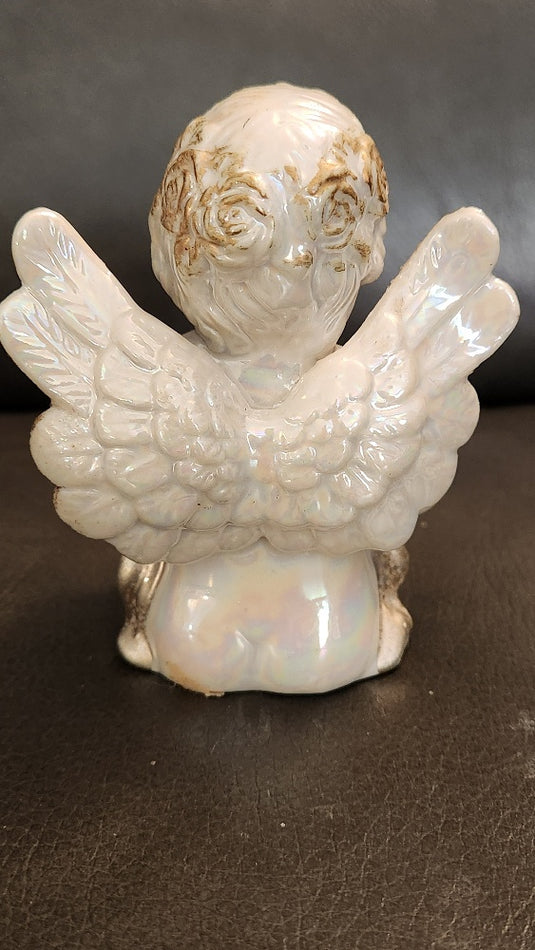 Set of 4 Porcelain Angel Figurines